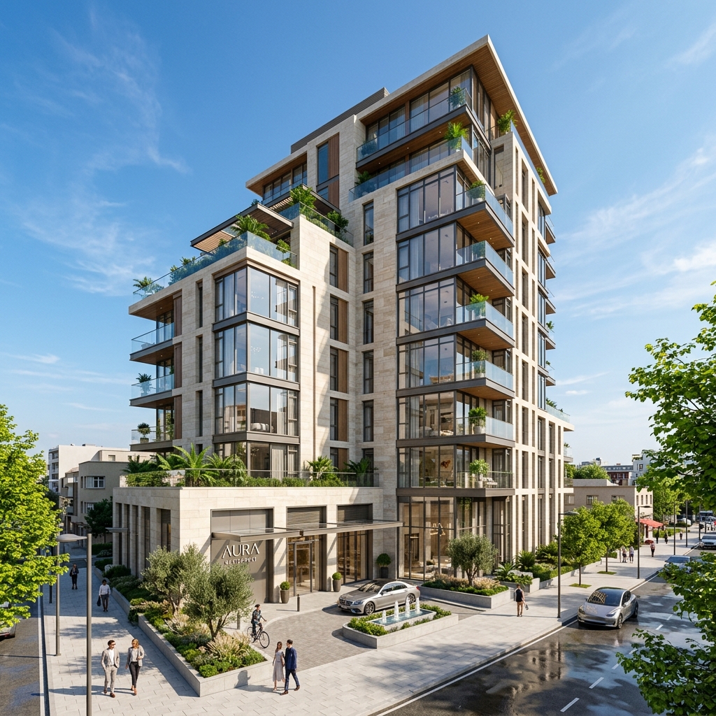 Tòa nhà căn hộ dịch vụ cao cấp